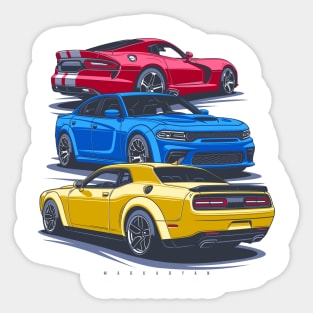 Muscle mix Sticker